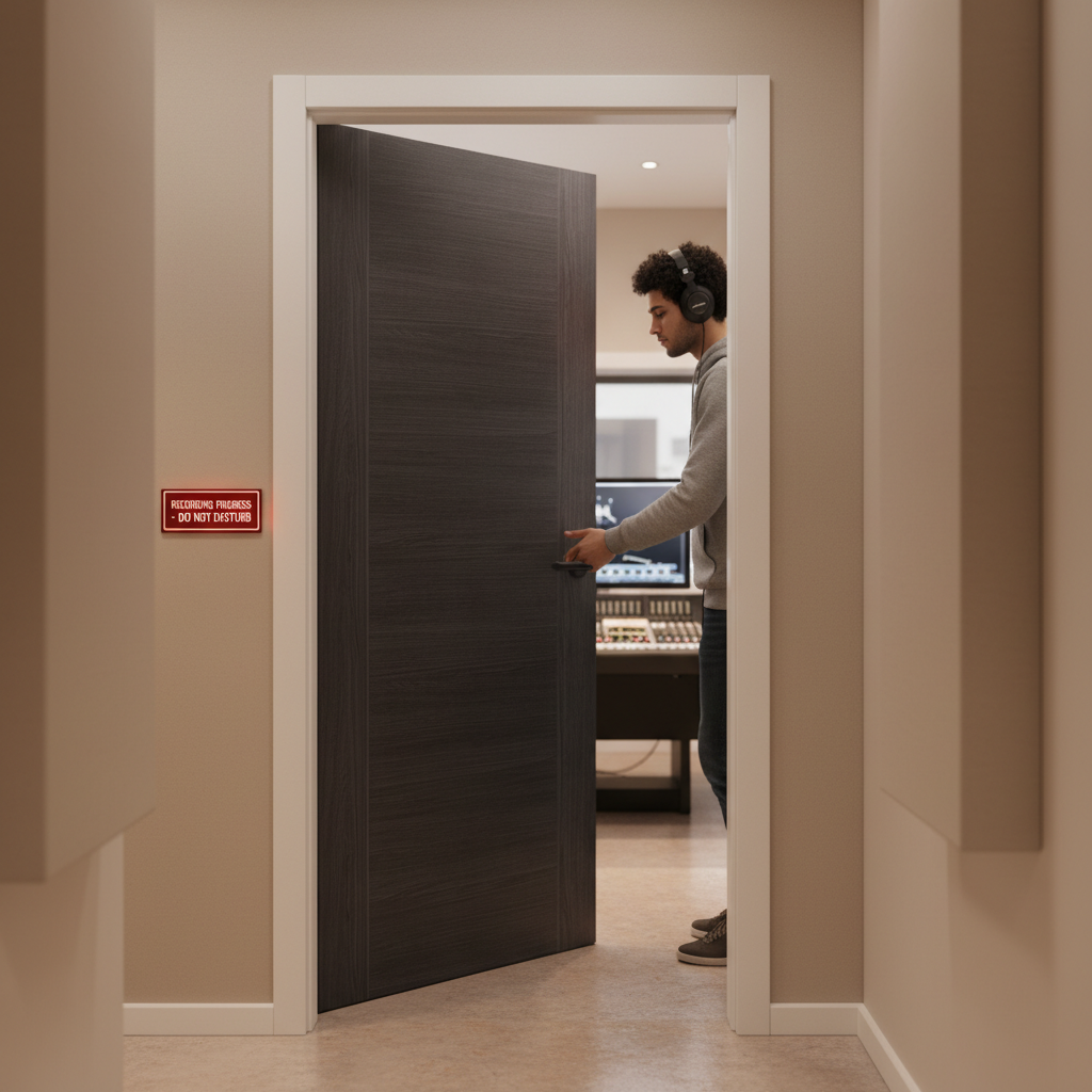 Premium Laminate Fire Door in Umber Grey - Durable, Low Maintenance, 30-Minute Fire Safety Certified