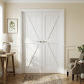 Internal Barn Pair Door White Primed with Solid Engineered Core