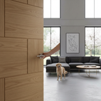 Premium Unfinished Internal Oak Door with Engineered Construction and A-Grade Veneer for Customization