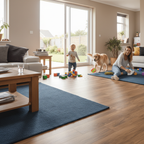 Premium 10mm Handscraped Moisture Resistant Laminate Flooring - Authentic Style with Water-Resistant Surface for Humid Rooms