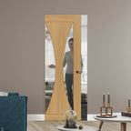 Premium Clear Glazed Flush Pocket Door Set with No Bottom Track, Adjustable Doorstop, and 15-Year Guarantee for Elegant Space-Saving Solution