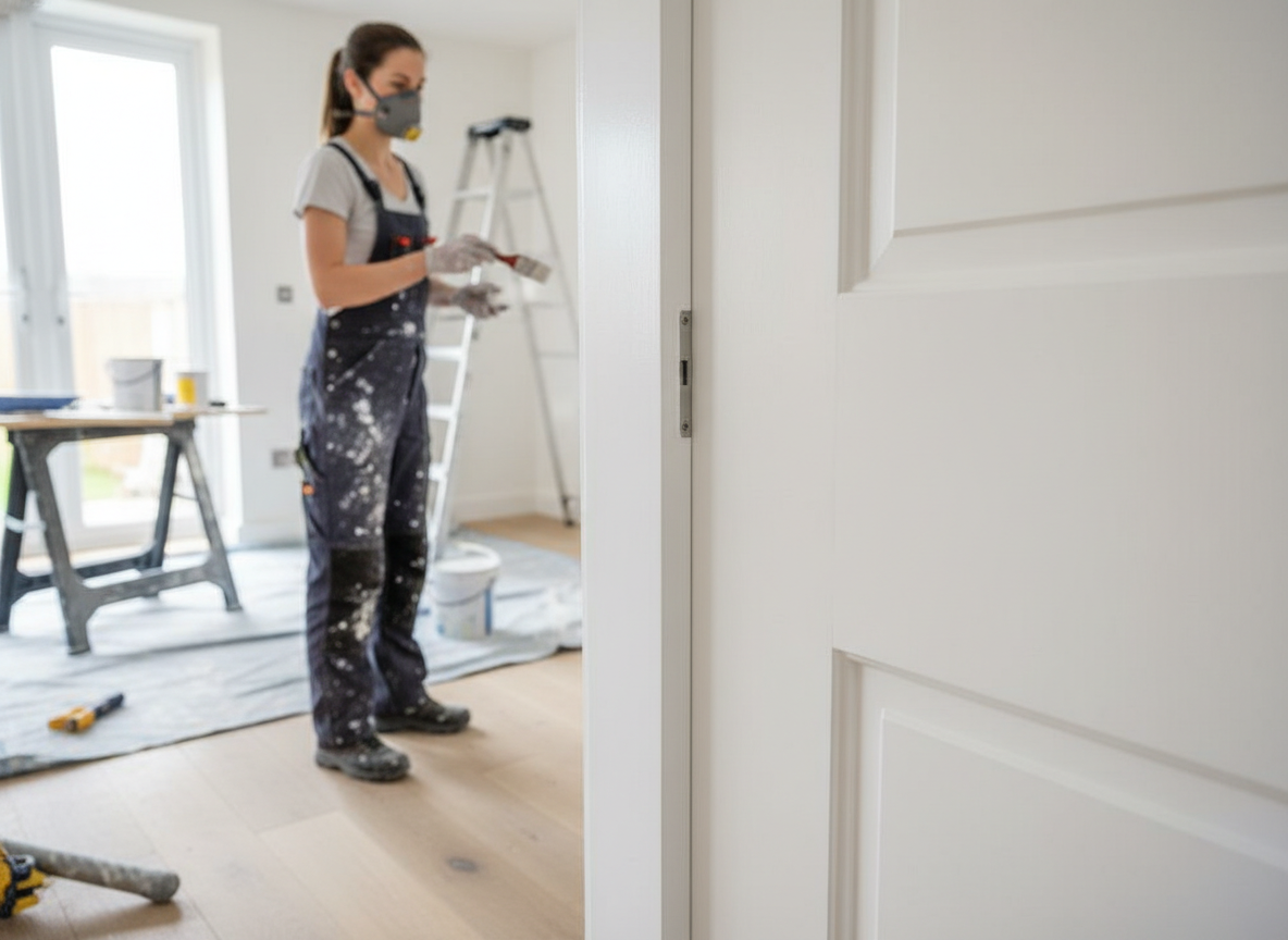 Premium White Primed Internal Pair Maker 1997x54x36mm for Door Combinations - High-Quality Professional Grade for Industrial and Commercial Applica...