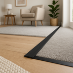 1m Black Laminate End Profile for Doors