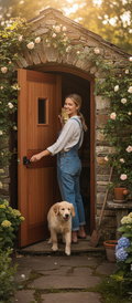 Premium Hardwood Stable Door with Unglazed Panel for Custom Glazing Options - Open In Design Suitable for Double Glazing Up to 16mm