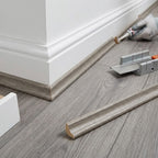 Laminate Scotia Beading Medium Grey 2400mm x 18mm