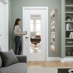 Premium Internal Primed Elegance Lancaster Clear Glass Door with Solid Engineered Core and Lifetime Guarantee - Image 2