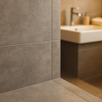 Urban Smooth Ash Matt Porcelain Wall & Floor Tile - detail view