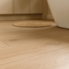 10mm Water Resistant Sand Dune Oak Laminate Flooring with Wood Essence Finish - detail view