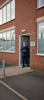 Warwick Grey External Fire Doorset