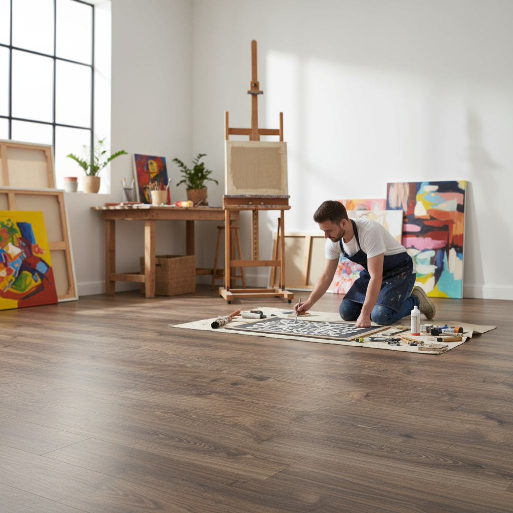 High-Performance 12mm Laminate Flooring with AC5 Wear Rating and Water Resistance for Homes and Commercial Spaces