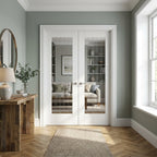 Internal Cottage 1 Light French Door with Clear Glass and Obscure Lines