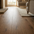 8mm Water-Resistant Oak Laminate Flooring,, 1305 x 205mm - detail view