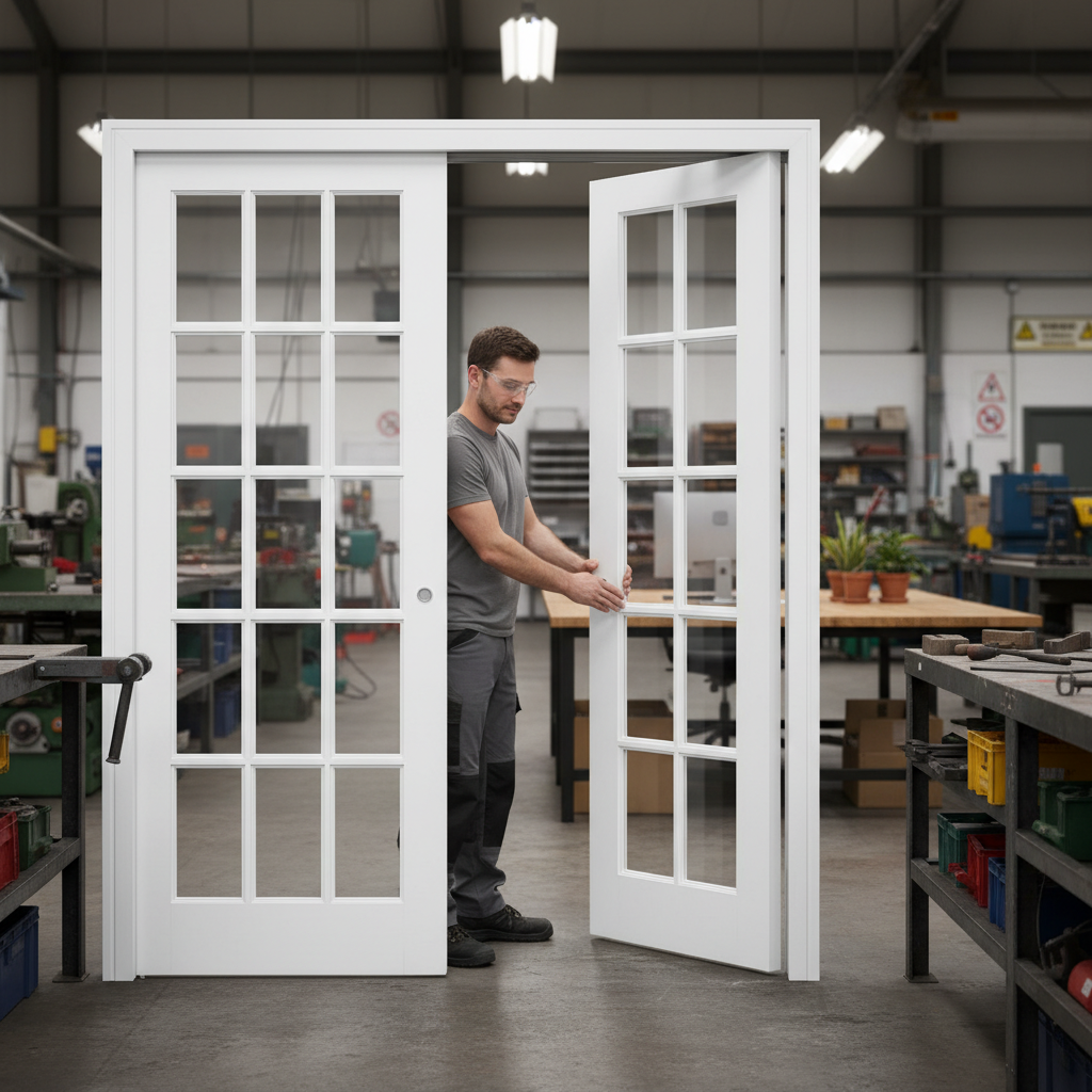 Premium Glazed Telescopic Pocket Door System with 15 Panels, Maintenance-Free Track, and 100 kg Weight Capacity