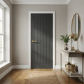 Internal Farley Door in Ash Grey, Fully Finished with Solid Engineered Core
