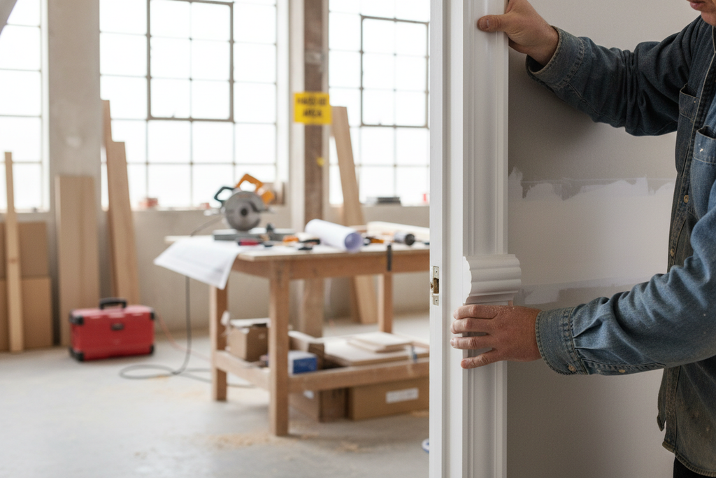 Premium White Victorian Architrave Full Set - Solid FSC Certified Board, 100mm x 18mm Dimensions for Door Installation