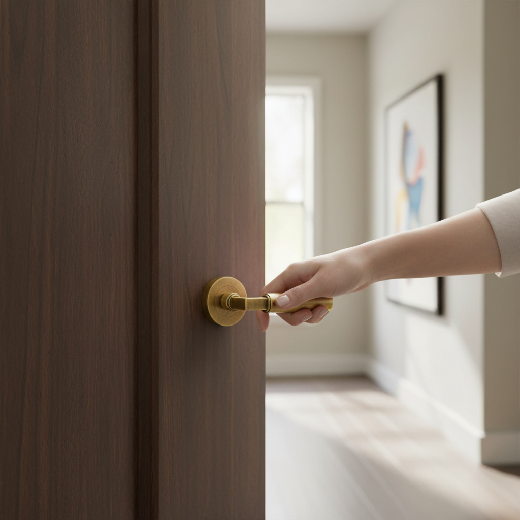 Premium Lever On Rose Door Handle with Concealed Fix and Fire Door Rating for Commercial and Domestic Use