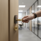 Premium 3 Lever Sashlock with Stainless Brass Finish - 76mm Interior Security Solution