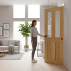 Premium Clear Glazed Flush Pocket Door Set with Modern Design and Space-Saving Features