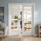 Premium Clear Glazed French Doors with Custom Colour Options and Engineered Construction for Strength and Stability