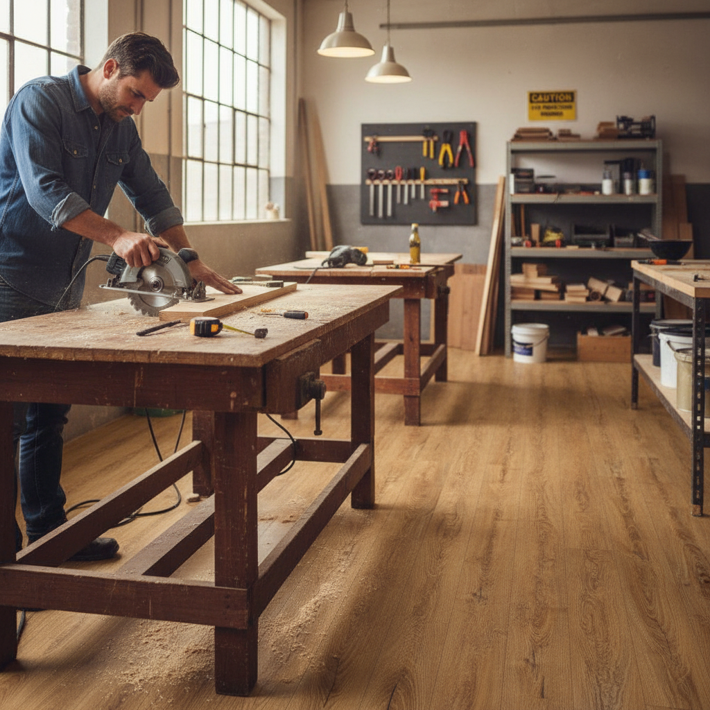 Premium 10mm Handscraped Moisture Resistant Laminate Flooring in Various Colors for Durable Home and Business Use