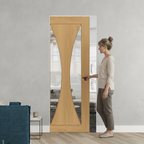 Premium Clear Glazed Flush Pocket Door Set with No Bottom Track, Adjustable Doorstop, and 15-Year Guarantee for Elegant Space-Saving Solution