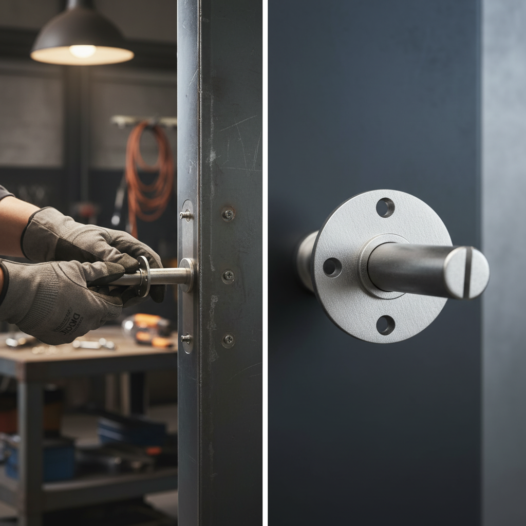 Premium Fixed Spindle for Studio Lever Handles - Durable and Elegant Interior Hardware