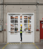 Premium Custom Made Internal FD30 Fire Door Pair in White - Bespoke Sizes Available