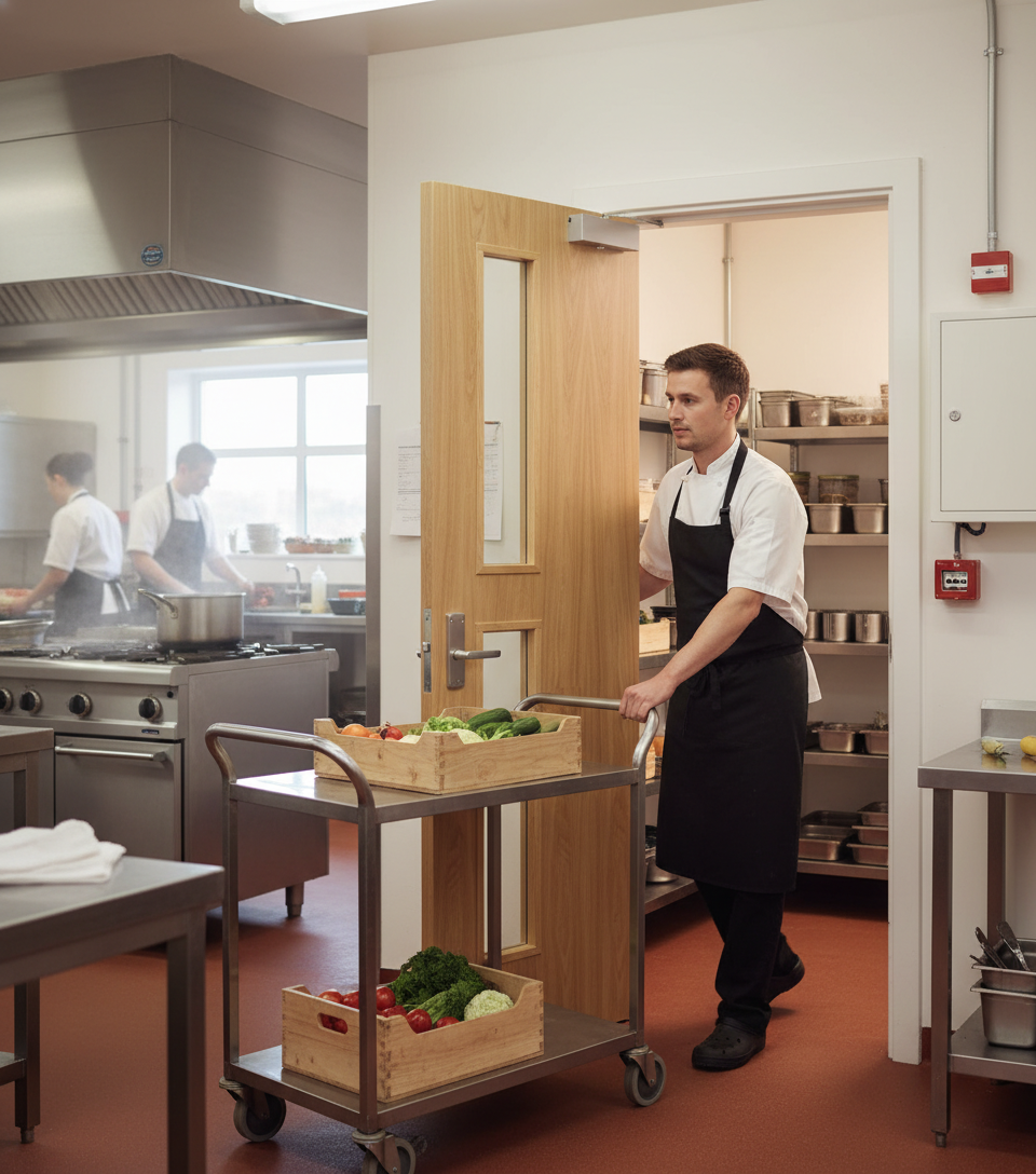 Custom Made Premium Internal FD30 Oak Glazed Fire Door - Bespoke Design for Any Size