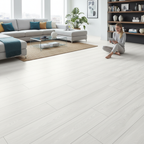 Premium 10mm Handscraped Moisture Resistant Laminate Flooring in Virgin Scandi Larch - Ideal for Kitchens and Bathrooms