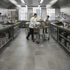 Premium Rigid Core Vinyl Flooring - 5.5mm Stone Embossed, UV Coated with Angle-Tight Click Installation for Moisture Resistance - Image 2