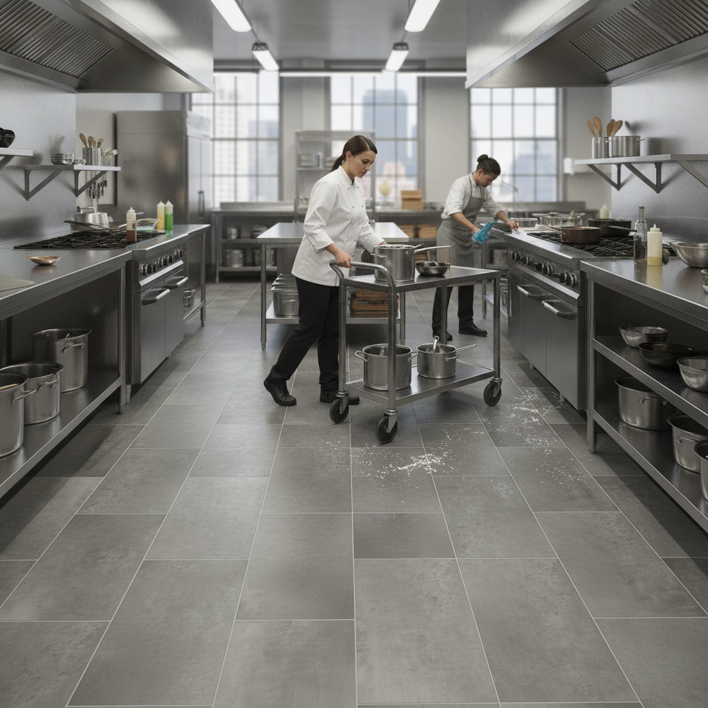 Premium Rigid Core Vinyl Flooring - 5.5mm Stone Embossed, UV Coated with Angle-Tight Click Installation for Moisture Resistance - Image 2