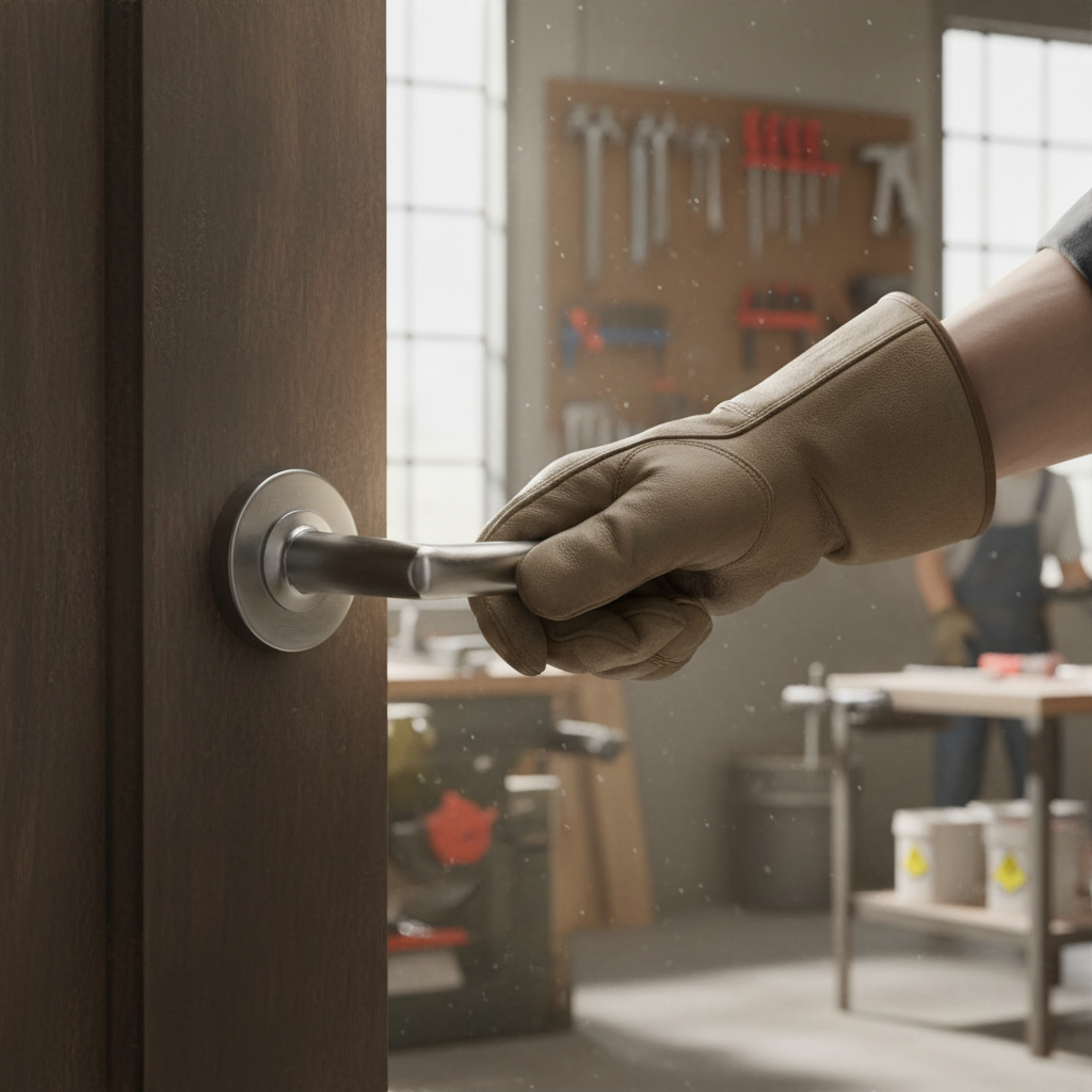 Premium Robust Door Lever on Round Rose for Contemporary Homes and Commercial Properties