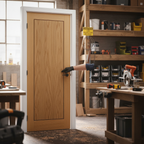 Premium Contemporary Flush Inlay Door with Fire Rating and Engineered Construction for Strength and Stability