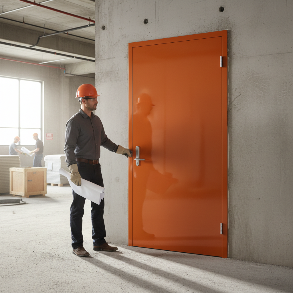 Premium High Gloss FD30 Fire Door - Custom Sizes, Designer Finish for All Homes - High-Quality Professional Grade for Industrial and Commercial App...