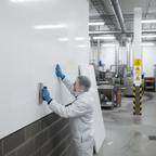 Premium Gloss White Waterproof Wall Panelling 2420 x 1200mm for Durable Spaces - High-Quality Professional Grade for Industrial and Commercial Appl...