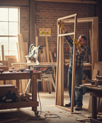 Premium Solid Oak Adjustable Fanlight Frame for External Doors with Custom Sizing Options and High Durability