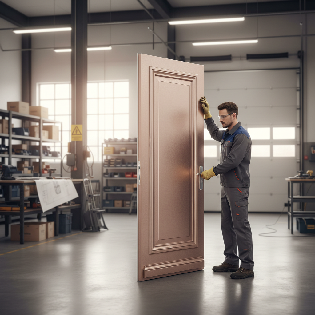 Premium Custom Made 1 Panel External Door with Solid Merbau Hardwood and Personalized RAL Color Options