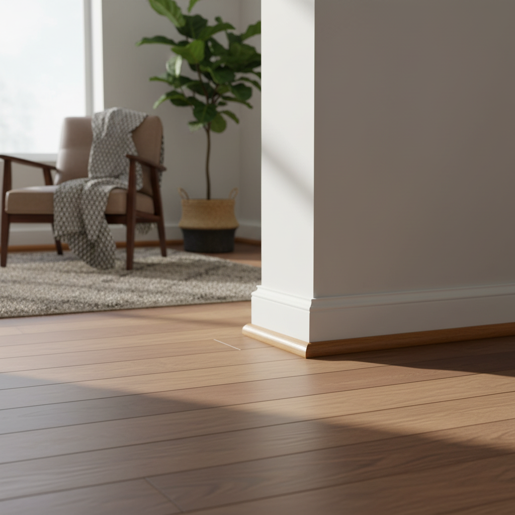 Solid Bamboo Quadrant Beading 1.85m Length with 18mm Depth and 19mm Height for Enhanced Flooring Finish - Image 2
