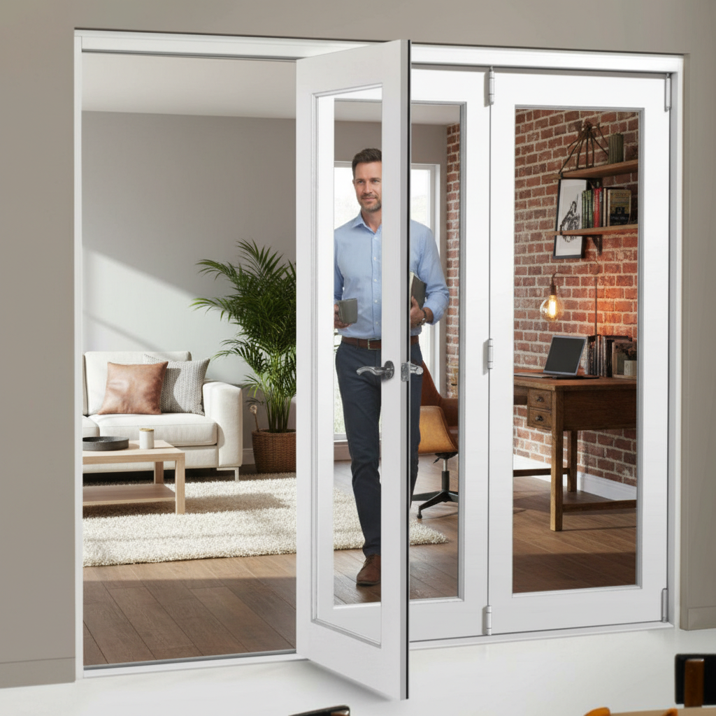 Premium 7ft Internal Folding Bifold Set with Reversible Configuration and Engineered Core for Enhanced Stability