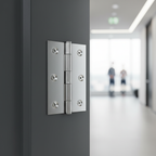 Premium 75mm Loose Pin Butt Hinge Pair - High-Quality Steel with Polished Chrome Finish for Contemporary Look