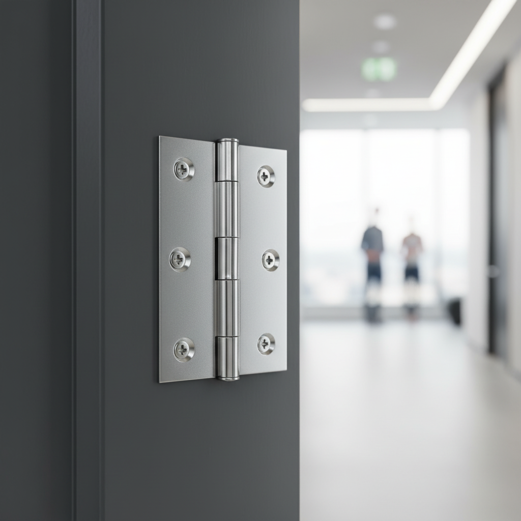 Premium 75mm Loose Pin Butt Hinge Pair - High-Quality Steel with Polished Chrome Finish for Contemporary Look - Image 2