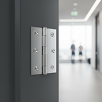 Premium 75mm Loose Pin Butt Hinge Pair - High-Quality Steel with Polished Chrome Finish for Contemporary Look - Image 2