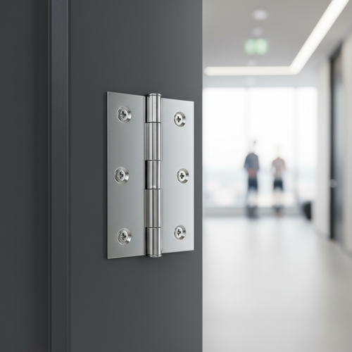 Premium 75mm Loose Pin Butt Hinge Pair - High-Quality Steel with Polished Chrome Finish for Contemporary Look - Image 2