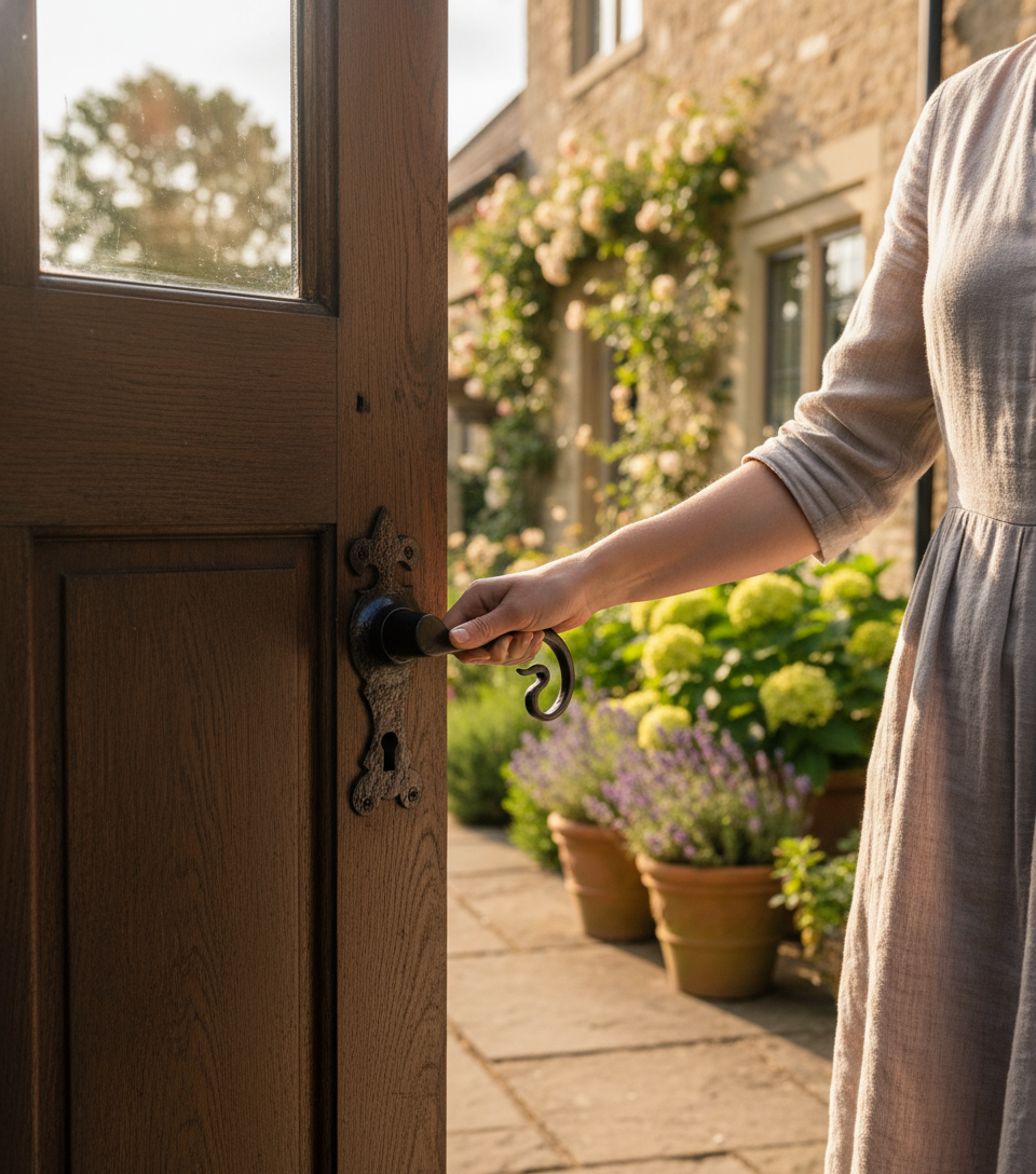 Premium Curly Tail Lever Furniture - Authentic Design for Cottages and Castles - High-Quality Professional Grade for Industrial and Commercial Appl...