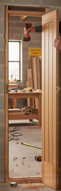 Premium Easy-to-Install Oak Bifold Door with Engineered Construction for Strength and Stability