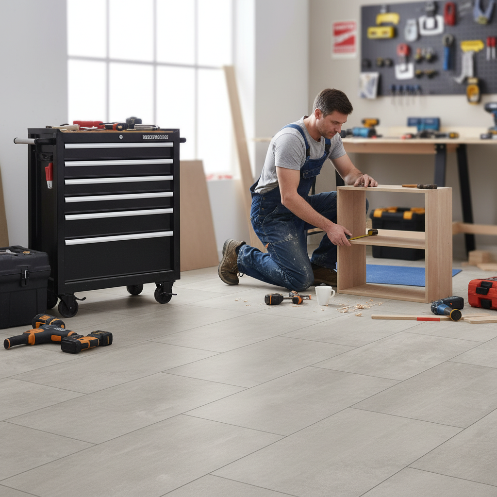 Premium 8mm Moisture Resistant Laminate Flooring with Aquastop Surface for High Traffic Areas and Bathrooms