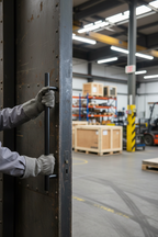 Premium T Bar Pull Handle 1200mm with Bolt Through Fixing for Modern Doors - High-Quality Professional Grade for Industrial and Commercial Applicat...