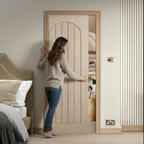 Premium Arched Square Top Pocket Door System with Galvanised Steel Frame and Adjustable Features for Modern Homes