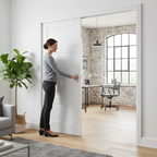 Premium 4 Panel Telescopic Pocket Door System with Wooden Jamb Kit and Adjustable Features for Modern Interiors
