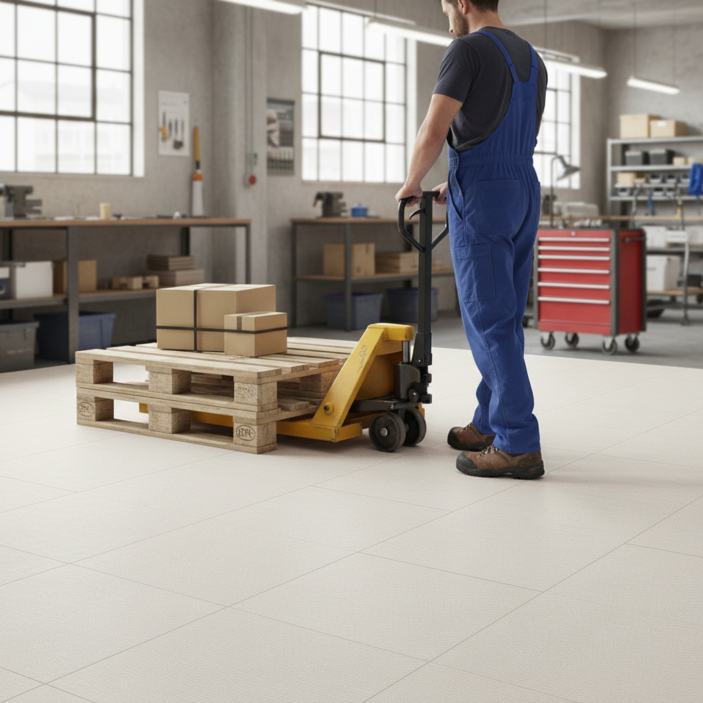 Premium 8mm Water-Resistant Tile Laminate Flooring with Real Stone Effect and High Durability for Modern Interiors